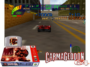 Carmageddon 64 (USA) Cover